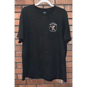 Salty Crew Mens Black Graphic T-Shirt Sink or Swim Boxing Bird Cotton Tee XL